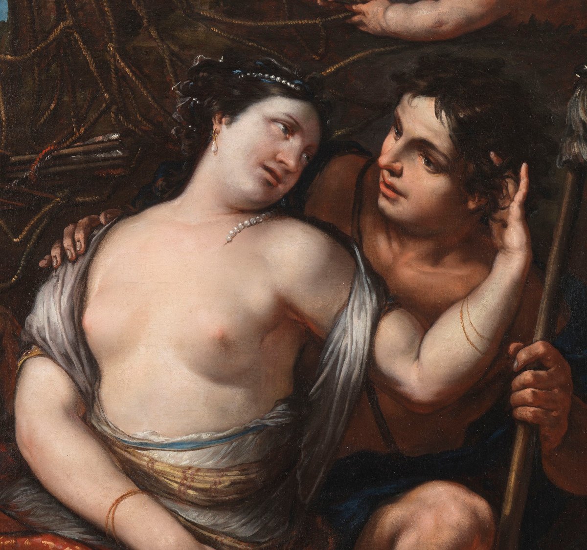 Venus And Adonis – Attributed To Antonio Bellucci (1654 – 1726)-photo-3