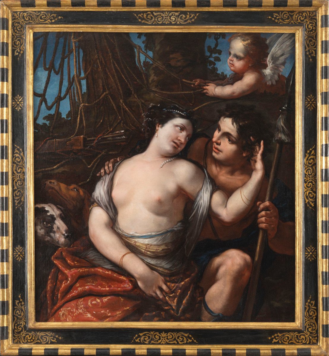 Venus And Adonis – Attributed To Antonio Bellucci (1654 – 1726)