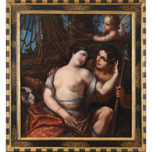 Vénus et Adonis – Attribué à Antonio Bellucci (1654 – 1726)