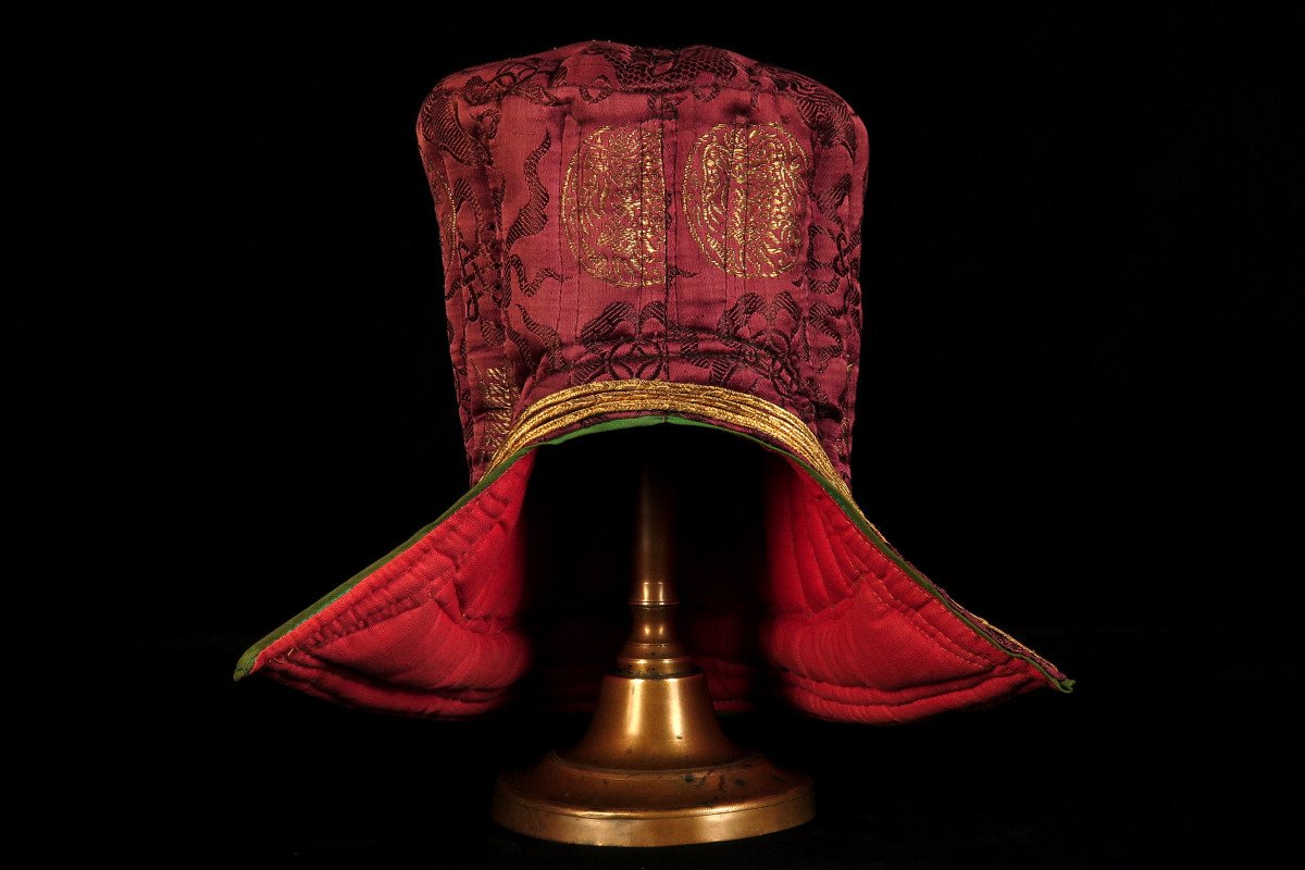 Old Ladakhi Top Hat, Buddhist Tipi Circa 1900