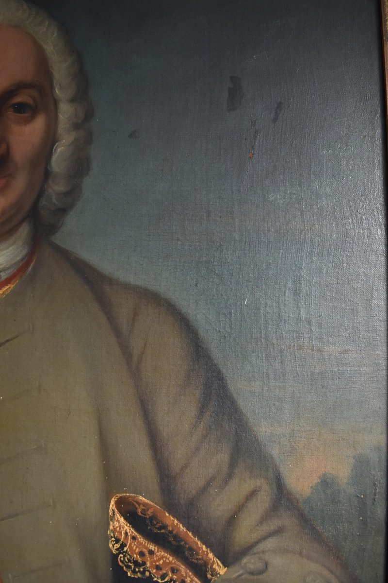 Portrait XVII Attributed To Michel Hubert Descours-photo-3