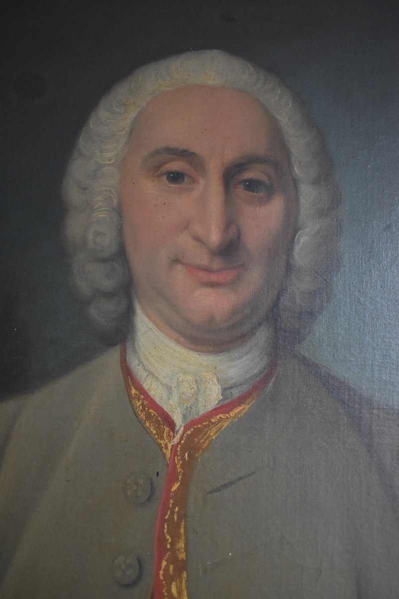 Portrait XVII Attributed To Michel Hubert Descours-photo-1