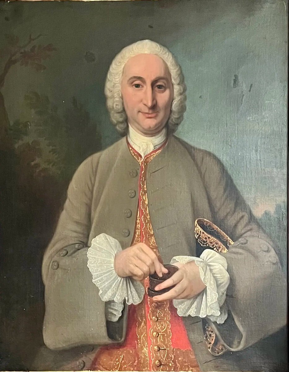 Portrait XVII Attributed To Michel Hubert Descours