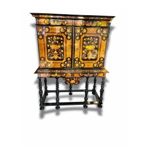 Louis XIV Style Marquetry Cabinet