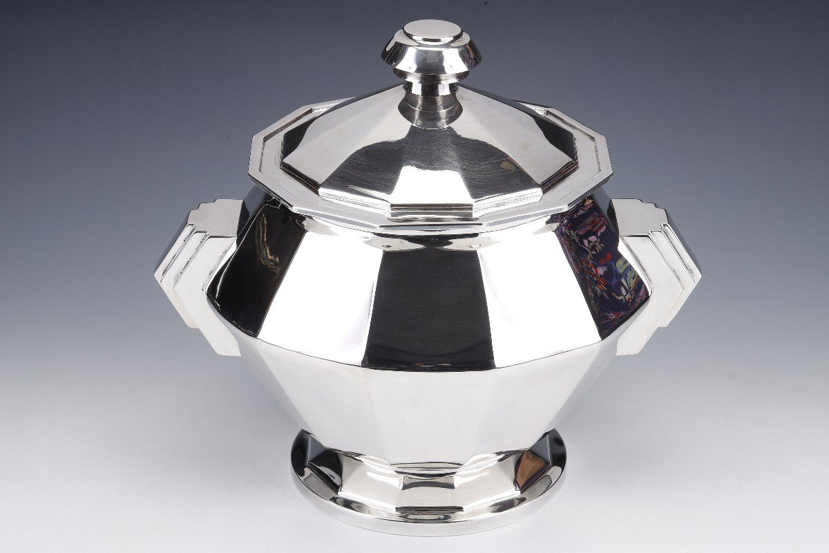 Goldsmith Motti - Art Deco Sterling Silver Centerpiece (1927-1932)