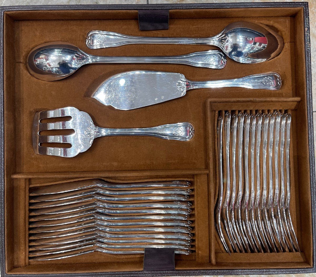 Puiforcat - 141 Piece Cutlery Set "choiseul Model"-photo-7