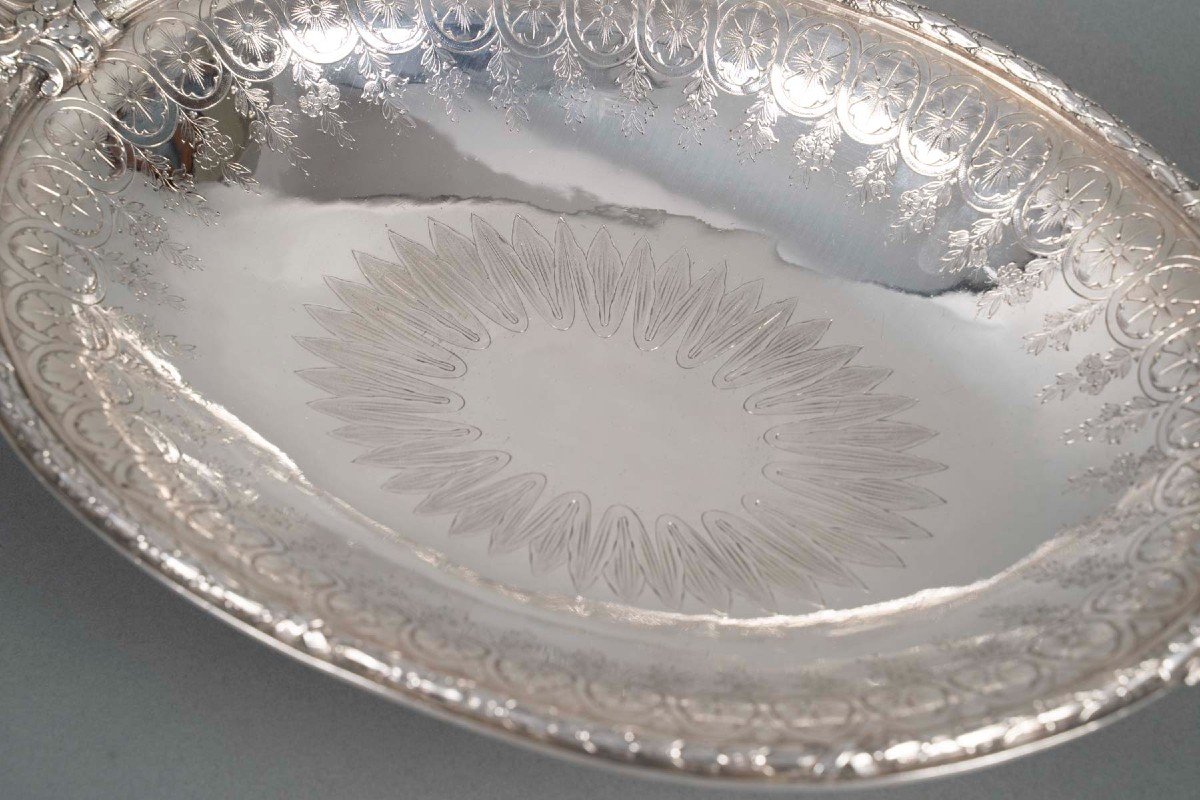 Gustave Odiot – Silver Basket From The Napoleon III Period-photo-1