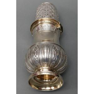 A.aucoc – 19th Century Solid Silver Sprinkler Circa 1880