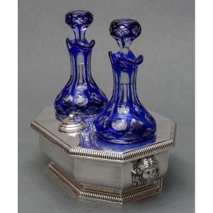 Leroy Auguste Et Cie (1912/1935) - 19th Century Regency Solid Silver Vinegar Cruet