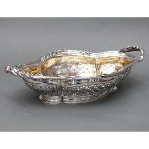 Cardeilhac - Fruit Basket In Sterling Silver 19th Century