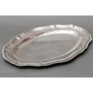 Boin Taburet – Large Dish In Sterling Silver – Early 20th Century