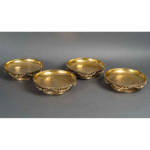 Boin Taburet – Set Of 4 19th Century Silver-gilt Cups