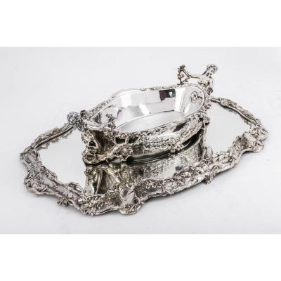 Silver Plated Bronze Centerpiece Known As 