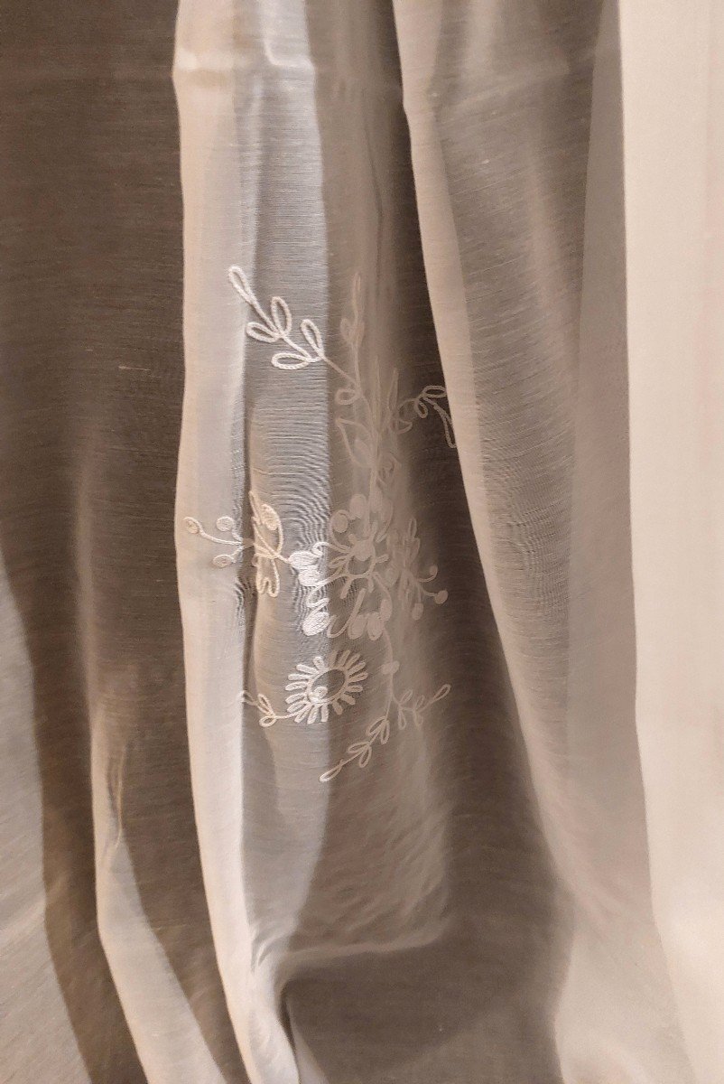 Pair Of Embroidered Curtains-photo-1