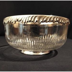 Baccarat Crystal And Silver Cup