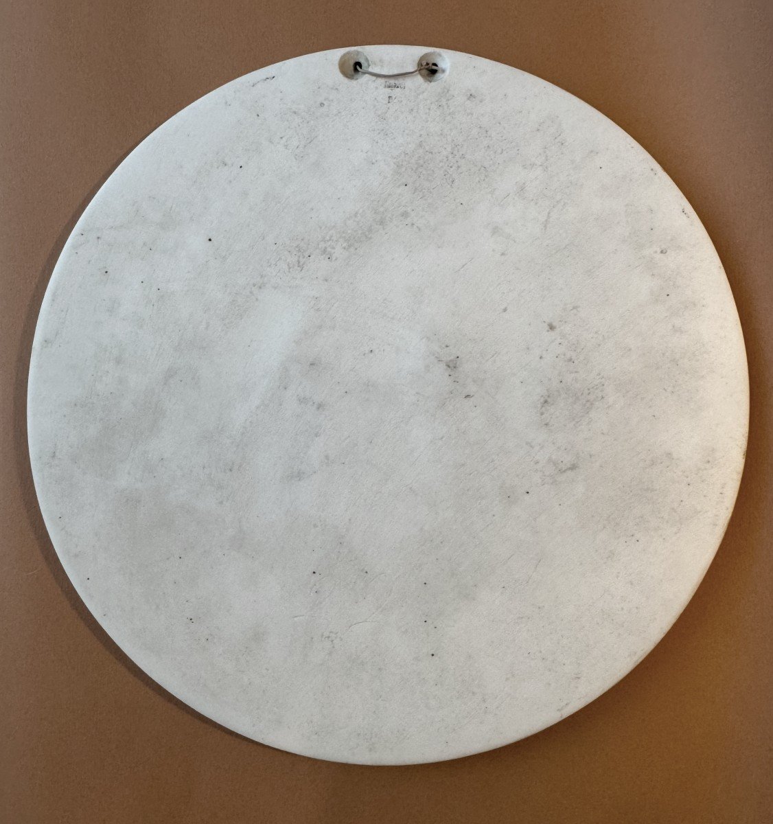 Large Biscuit / Porcelain Medallion – 19th Century-photo-3