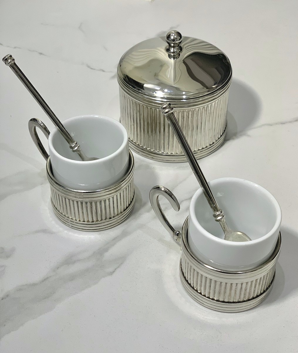 "tête à Tête" Coffee Service - 20th Century-photo-3