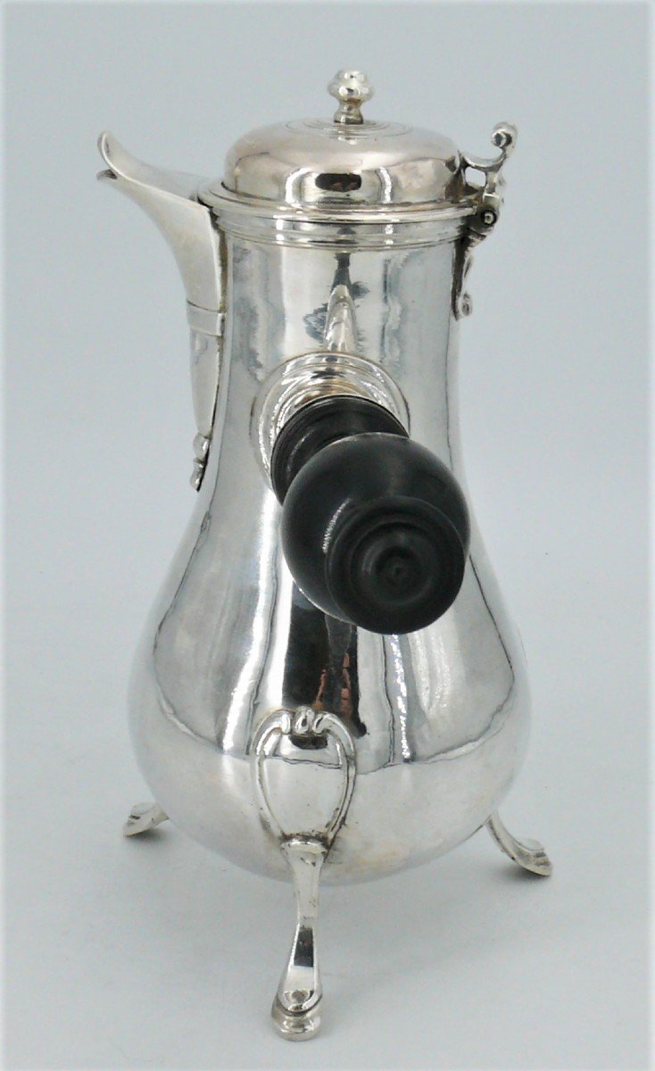 18th Century Sterling Silver Jug, Montpellier 1781-1789, Paul David Bazile.-photo-4