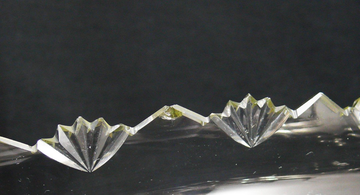 Planter, Sterling Silver And Cut Crystal, Germany.-photo-8