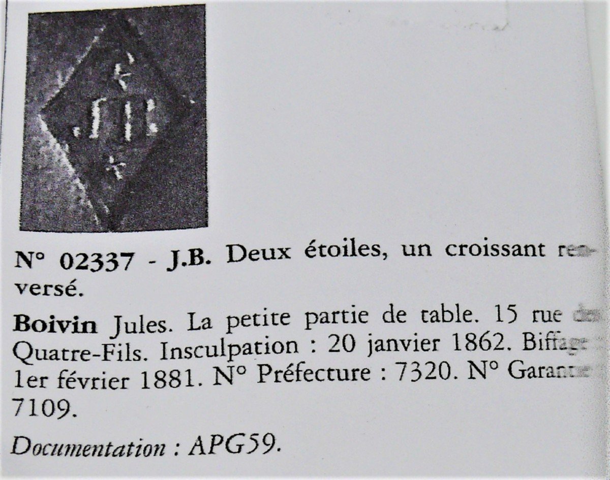 12 Cuillères à Thé/café/dessert + 1 Pince à Sucre, Argent Massif Vermeil, Napoléon III.-photo-2