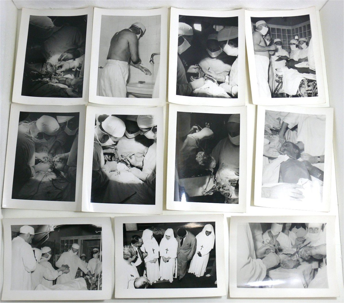 Lot De 74 Photos Anciennes, Médicales, Opérations, 24 X 18 Cm.-photo-5