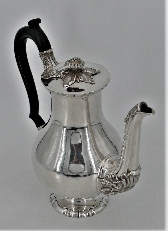 Odiot, Beautiful Jug In Sterling Silver Minerva, 935 G.-photo-3