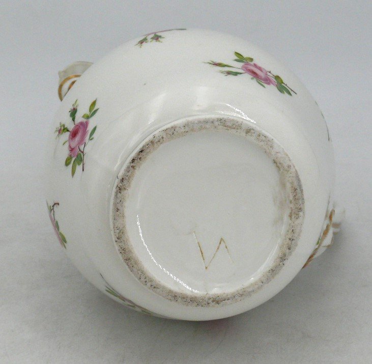 Very Beautiful Jug/chocolate Pot, Late 18th Century Paris Porcelain, Excellent Condition.-photo-8