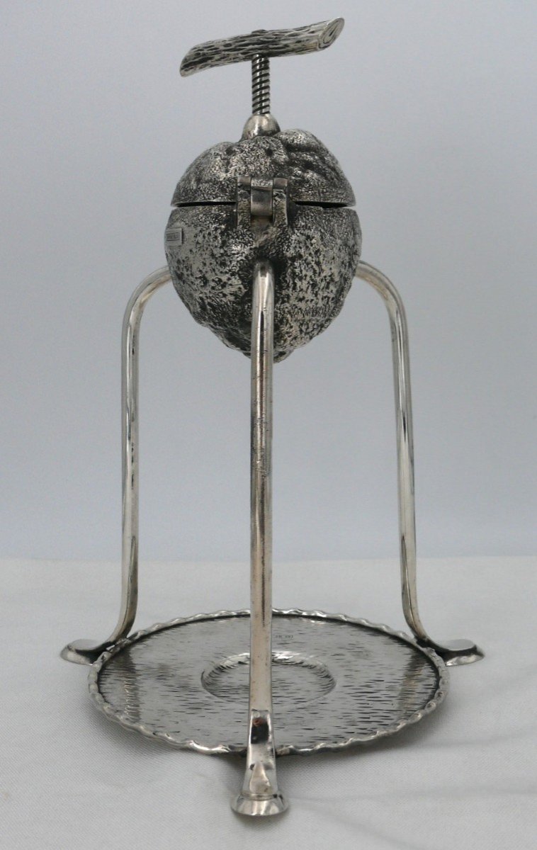 Hukin & Heat, Spectacular Lemon Press In Silver Metal, In Excellent Condition, 19th Century.-photo-2