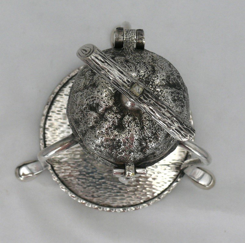 Hukin & Heat, Spectacular Lemon Press In Silver Metal, In Excellent Condition, 19th Century.-photo-2