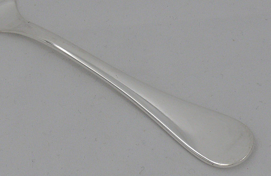 Christofle, 12 Individual Silver Plated Sauce Spoons, Excellent Condition.-photo-4