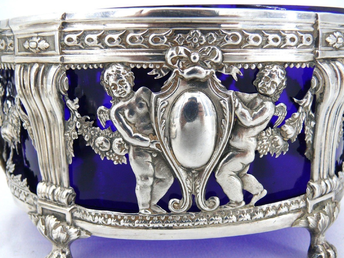 18th Century Solid Silver Sugar Bowl, Louis XVI, 1784, Pierre-claude Noblet.-photo-4