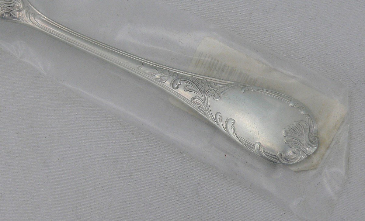 Christofle Solid Silver Marly, 4 Dessert Forks, New, Blisters, 17.2 Cm-photo-4