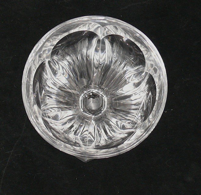 Baccarat Modèle Bourbon, 8 Verres à Vin, Cristal, Signés, 9,2 Cm, Excellent état.-photo-3