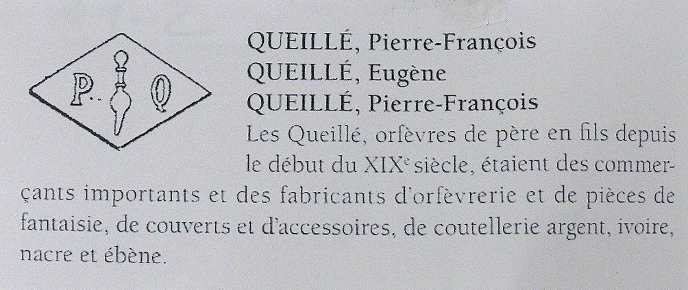 Pierre Queillé, 12 Couverts à Entremets, Dessert, Argent Massif Minerve, 24 Pièces.-photo-8