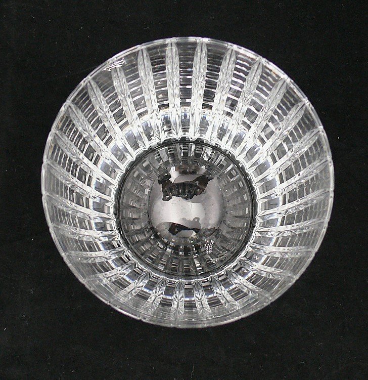 Baccarat Modèle Harmonie, Seau à Glace, Glaçons, Cristal Taillé, Intact.-photo-3