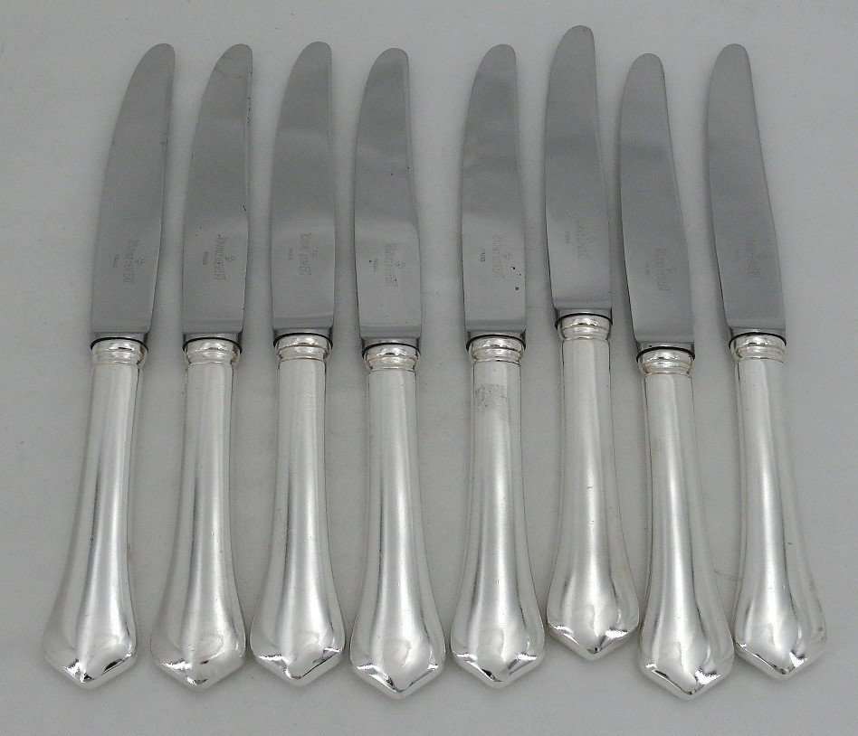 Ravinet d'Enfert Brantôme, 32-piece Cutlery Set With Knives, For 8 People, In Silver Metal.-photo-3