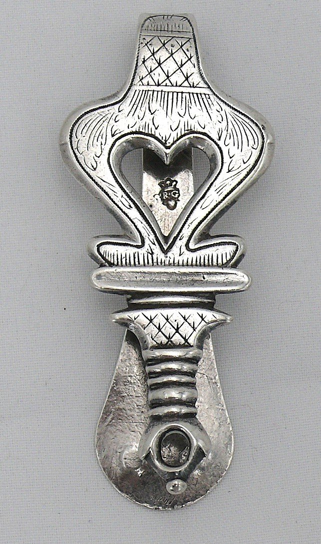 Clavet, Chatelaine, Solid Silver 18th Century, Vendée.-photo-2