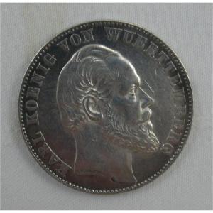 Ein Pfund, Karl Koenig Von Wuerttemberg 1870/71, Thaler.