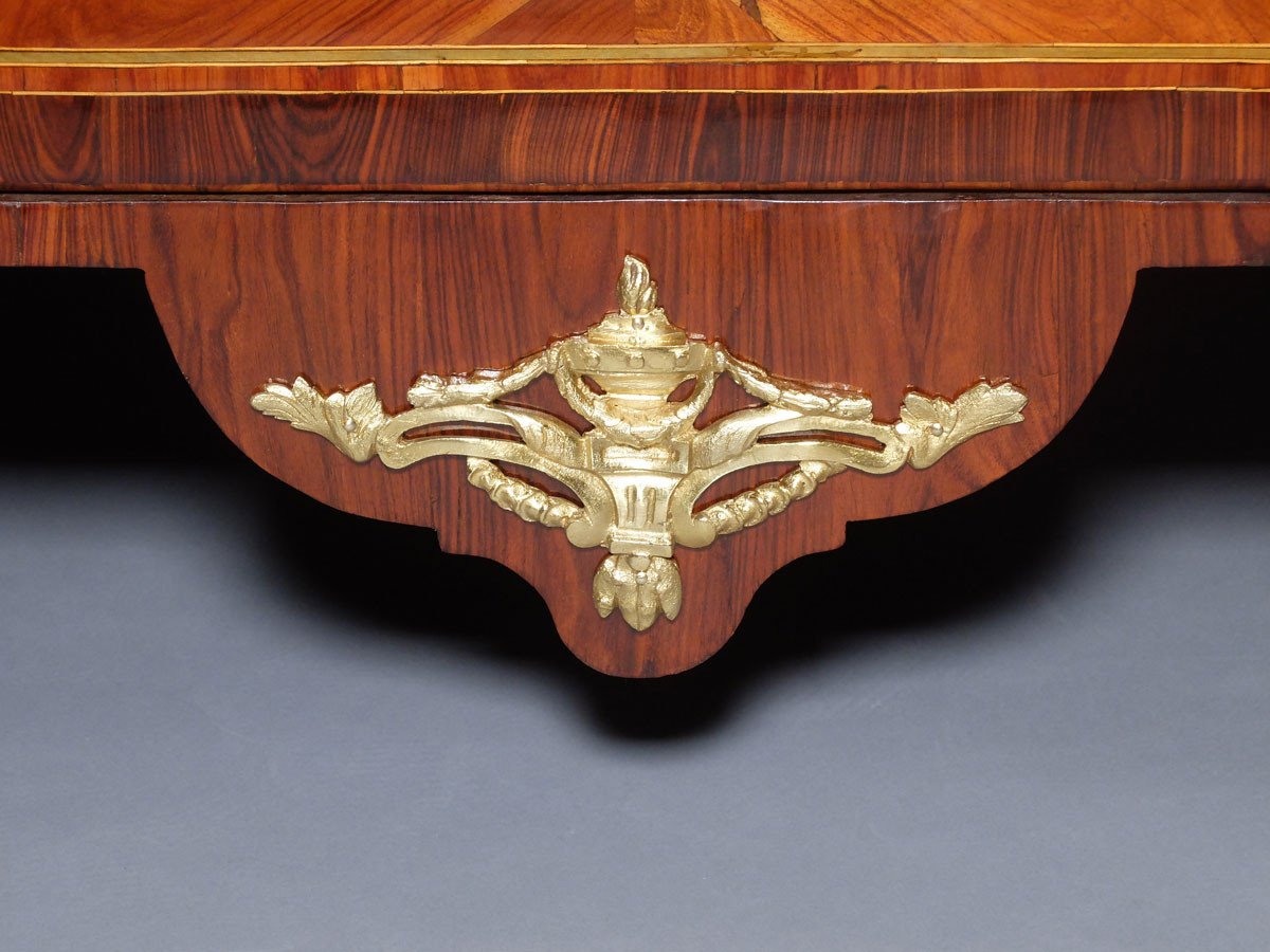 Marquetry Chest Of Drawers, Transition Period-photo-3