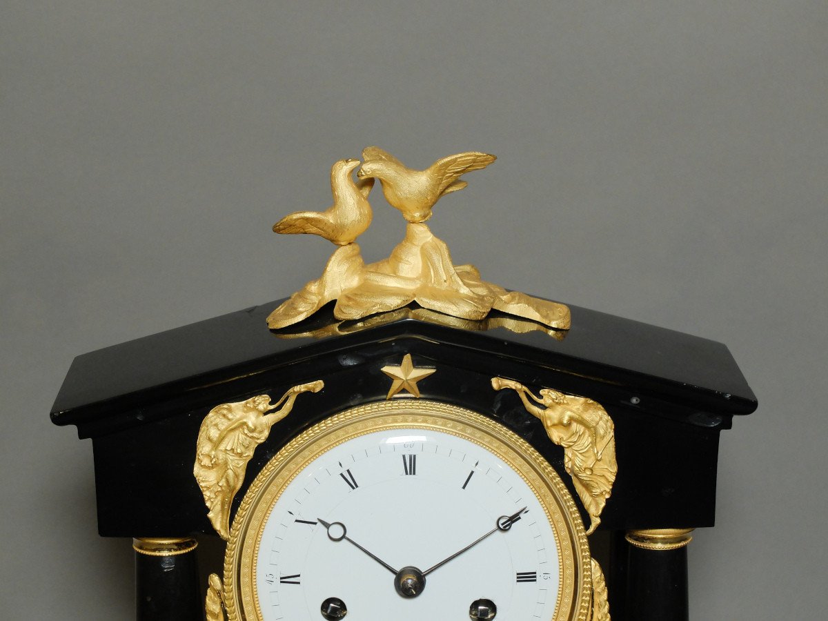 Portico Clock From The Louis XVI Period-photo-1