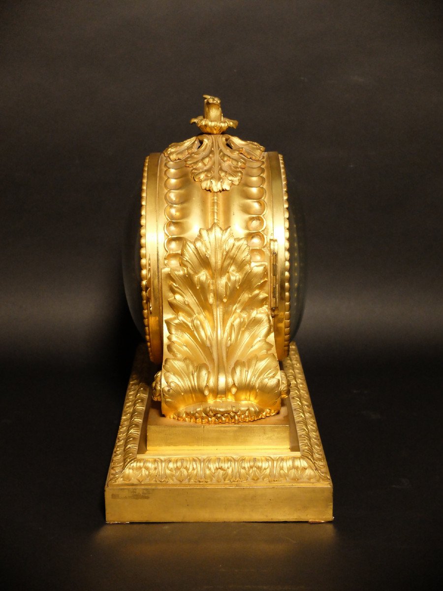 Cardboard Maker's Clock By Etienne Lenoir, Louis XVI Period-photo-2