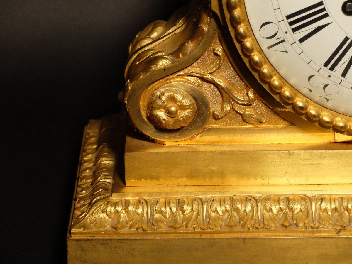 Cardboard Maker's Clock By Etienne Lenoir, Louis XVI Period-photo-3