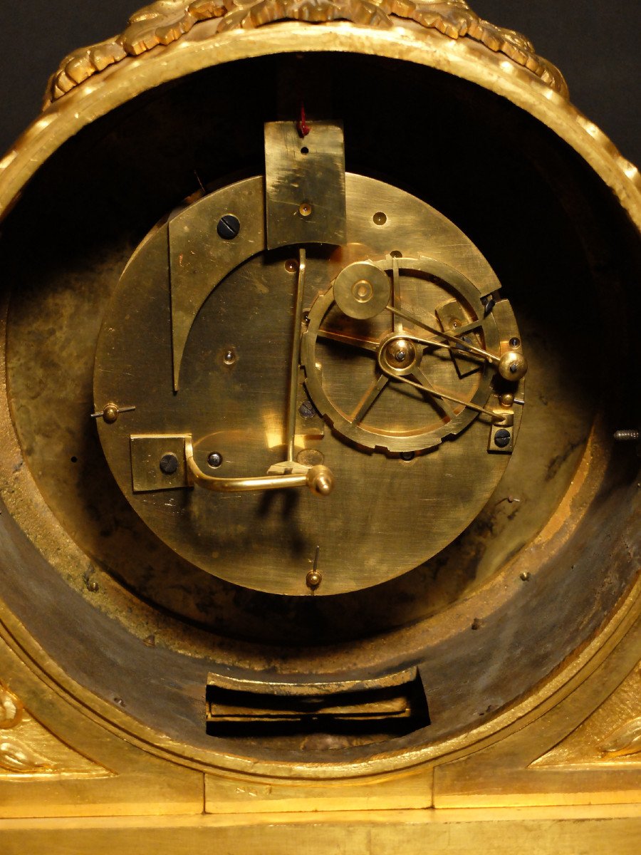 Cardboard Maker's Clock By Etienne Lenoir, Louis XVI Period-photo-1