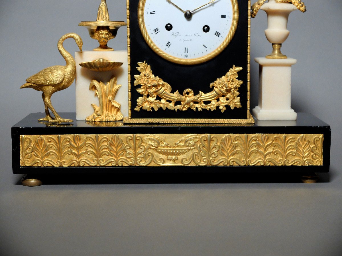 Directoire Clock After “the Slave Trade” By George Morland-photo-2