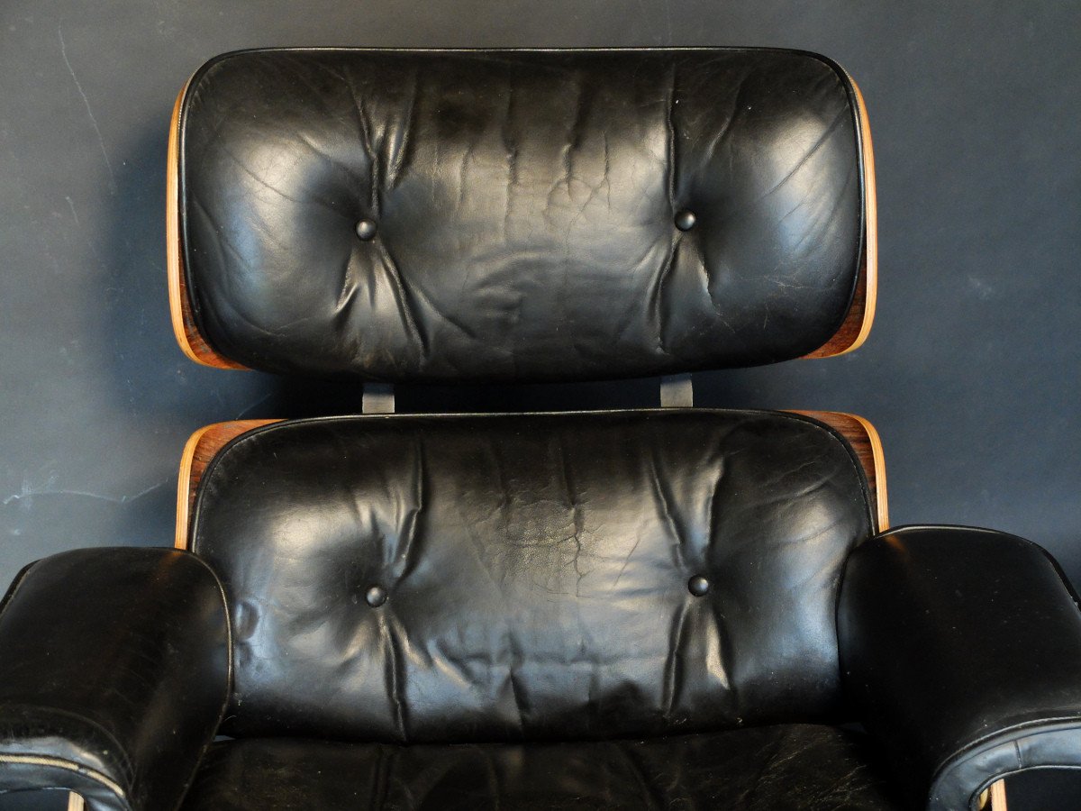 Fauteuil Lounge chair par Eames - 1979-photo-5