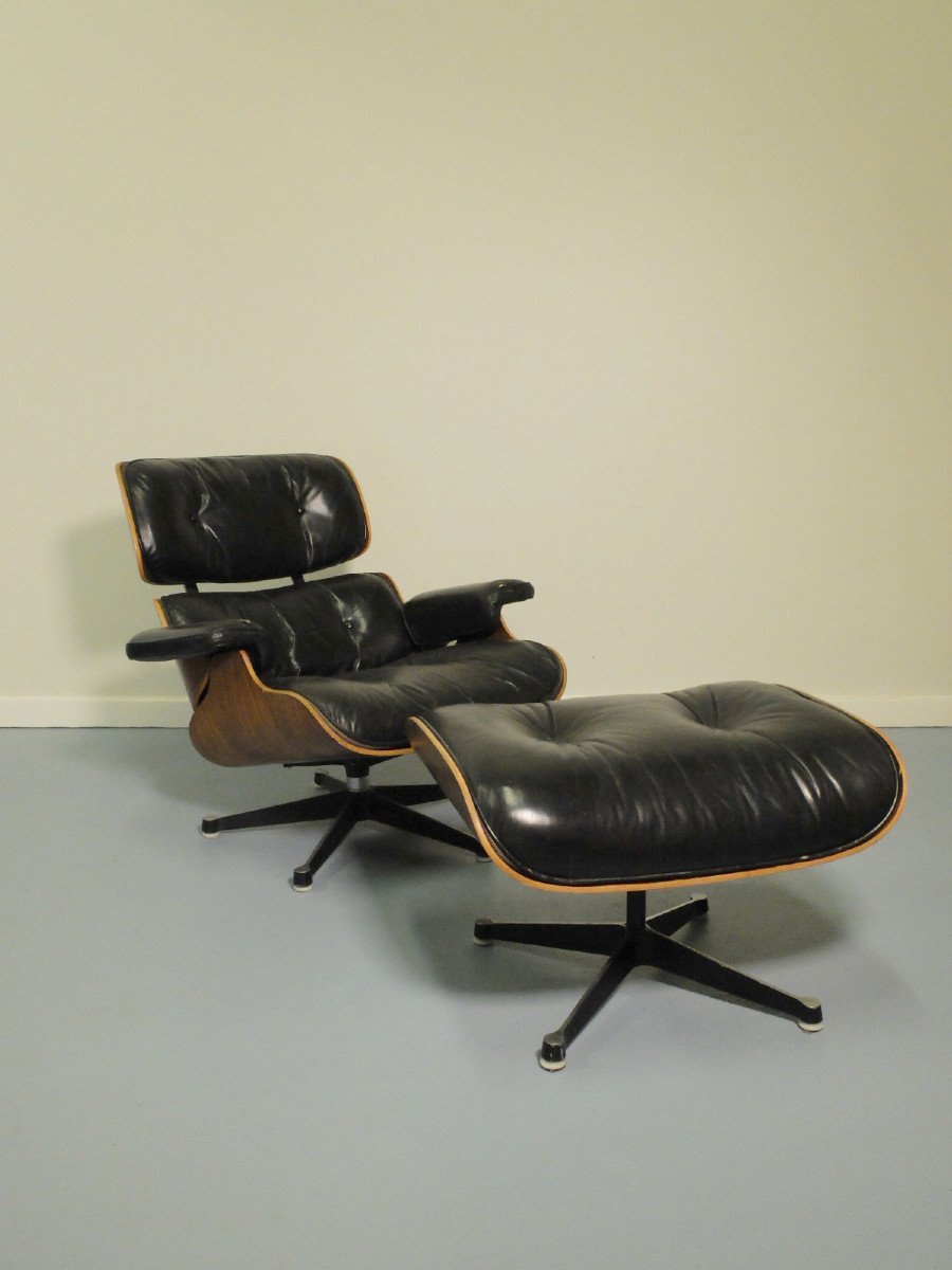 Lounge Chair And Ottoman By Eames - 1978-photo-2