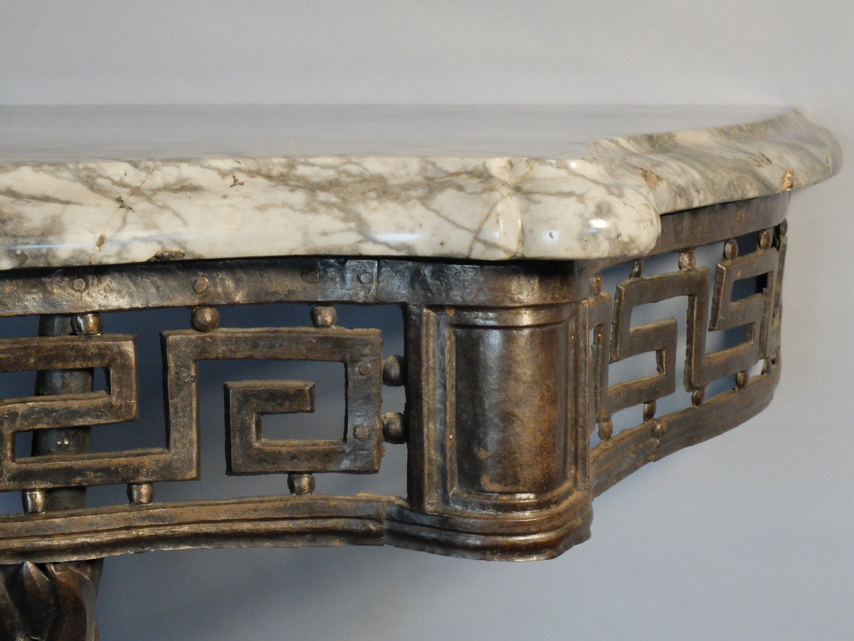 Console Transition en fer forgé, circa 1760/70-photo-1