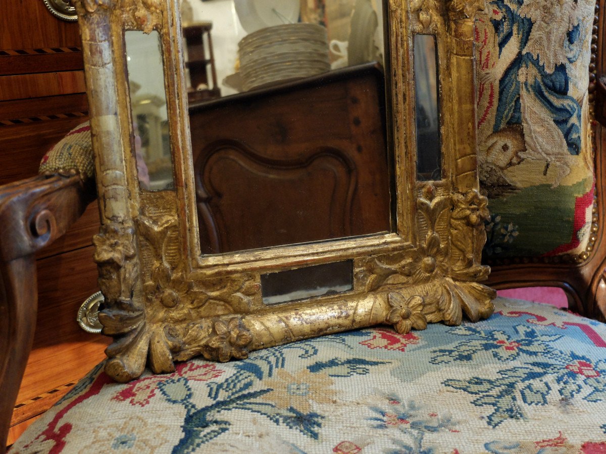 Small Louis XV Period Mirror With Parecloses-photo-2