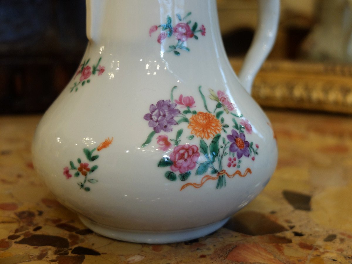 Jug And Its Cup, East India Company, 18th Century.-photo-4