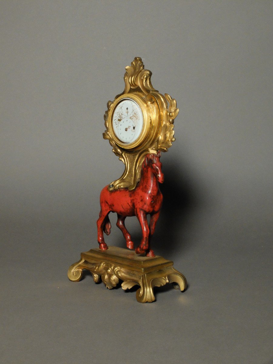 Louis XVI Period Desk Clock-photo-2